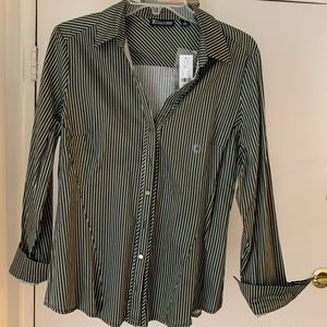 NYC Long Sleeve Tailored Button Up Shirt